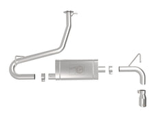 aFe Takeda 2.5in 304 SS Axle-Back Exhaust w/Polished Tips 18-22 Hyundai Kona L4-1.6L (t) AWD