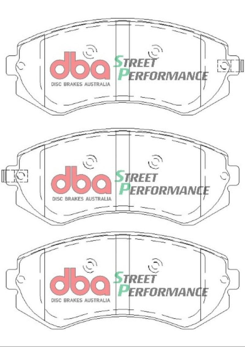 DBA 90-96 نيسان 240SX مع وسادات فرامل أمامية ABS SP عالية الأداء