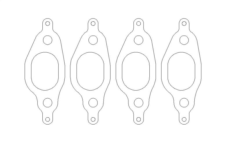 طقم عادم Cometic VW 1.8L 8V 77-99 حشوة رأس MLS مقاس 0.030 بوصة 1.060 بوصة × 1.480 بوصة