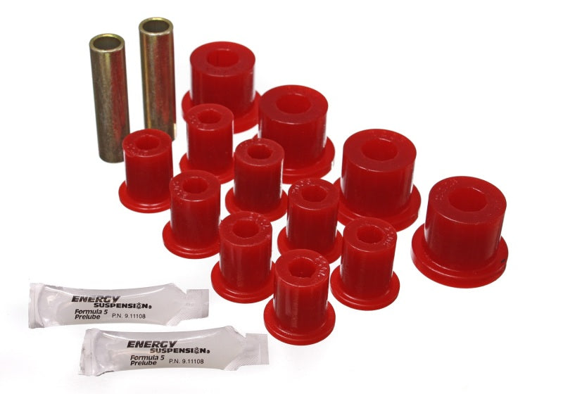 Cj Rear Spring Mount Energy Suspension CJ Rear Spring Bushing - Red – Performance Motor Spares