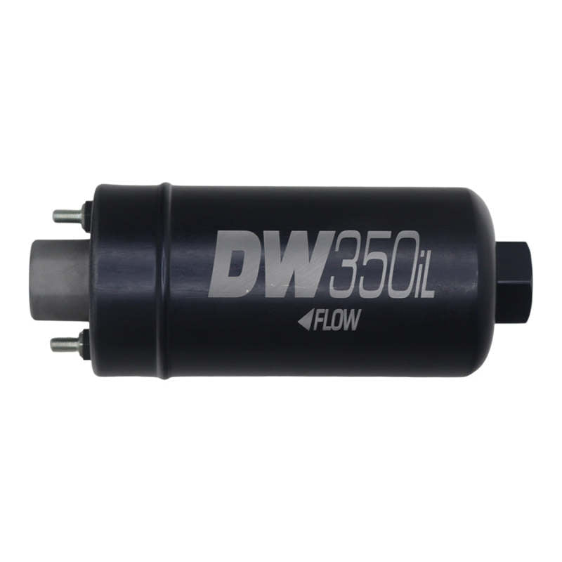 مضخة الوقود الخارجية المستقيمة DeatschWerks 350 LPH DW350iL (بدون دعامة)