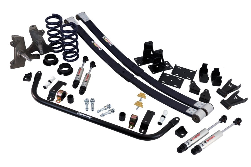 نظام تعليق Ridetech StreetGRIP صغير الحجم من طراز Chevy C10 موديل 73-87 بدون بطانات