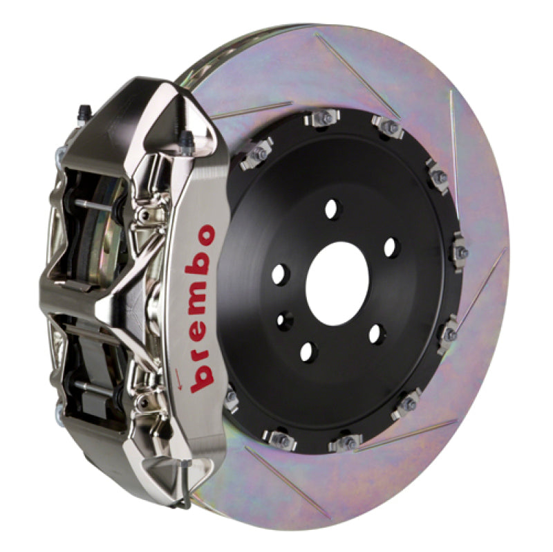 بريمبو 03-08 SL55 AMG (Exc Black Series) Fr GTR BBK 6Pist Billet 405x34 2pc Rotor Slot Type1-Nickel