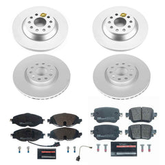 Power Stop 17-18 Volkswagen Golf Front & Rear Euro-Stop Brake Kit