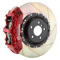 إطارات Brembo 10-19 Ghost Front GT BBK 6 Piston Cast 411x34 2pc Rotor Sloted Type 1-Red