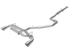 عادم aFe Takeda Cat-Back 19-20 Hyundai Veloster N 304SS ذو طرفين مصقولين