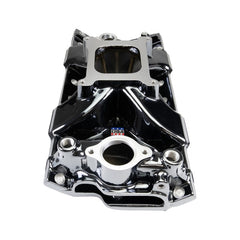 Edelbrock Chevy SB Victor Jr. 23 Degree Black Plasma Intake Manifold