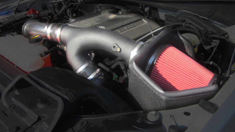 نظام سحب هواء معدني ثلاثي الأبعاد EcoBoost DryTech 3D من Corsa Apex 17-18 Ford F-150 3.5L