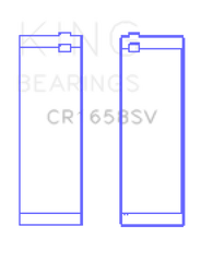 King BMW N47 D20 A/N47S D20 D Sputter Replacement Connecting Rod Bearing Set