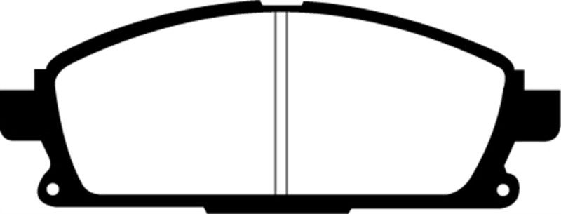 وسادات الفرامل الأمامية Greenstuff لسيارة Infiniti Q45 4.1 EBC 97-00
