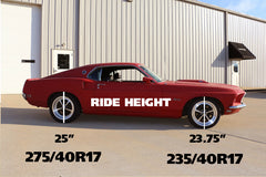 نوابض لولبية لخفض السرعة من نوع StreetGRIP صغيرة الحجم من طراز Ford Mustang 67-70 من Ridetech زوج أمامي مزدوج المعدل