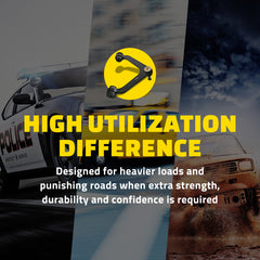 ذراع التحكم العلوي الأمامي الأيمن مع وصلة كروية من طراز MOOG 06-08 Dodge Ram 1500