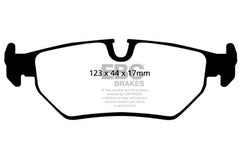 وسادات الفرامل الخلفية Greenstuff لسيارة أستون مارتن DB7 3.2 Supercharged EBC 93-97