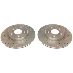 Power Stop 19-20 Infiniti QX50 Rear Evolution Drilled & Slotted Rotors - Pair