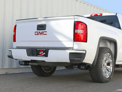 aFe Gemini XV 3in 304 SS Cat-Back Exhaust w/ Cutout 09-18 GM Trucks 4.3L/4.8L/5.3L w/ Black Tips