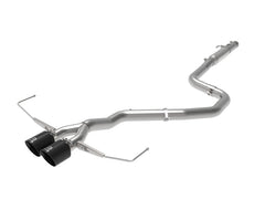 عادم aFe Takeda Cat-Back 19-20 Hyundai Veloster 304SS أسود ذو طرفين
