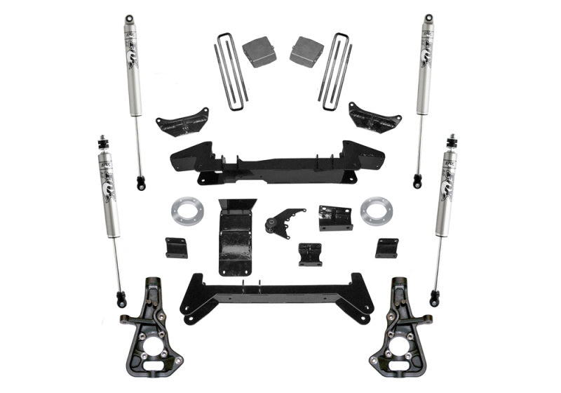 Superlift 01-10 Chevy Silv 2500HD/3500 4WD Knuckle Kit 6in Lift Kit w/ Fox 2.0 Shocks