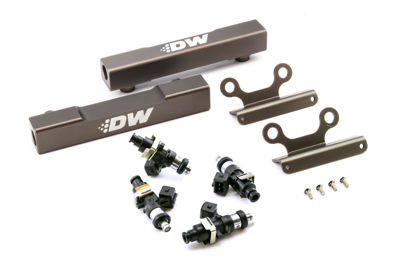 مجموعة ترقية سكة الوقود العلوية من DeatschWerks 02+ Subaru WRX / 07+ STI/LGT مع حاقنات 1500cc