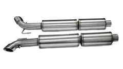 عادم كات باك رياضي مصقول سعة 8.3 لتر لسيارة كورسا 03-10 دودج فايبر (مدخل مقاس 2.5 بوصة للاستخدام مع عادم قياسي)