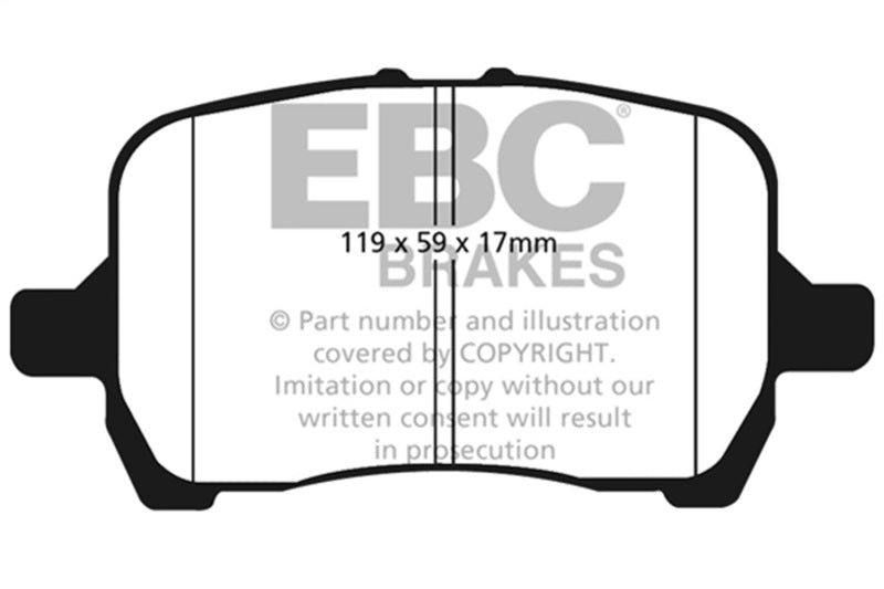EBC 06-09 Pontiac Solstice / 06-10 Saturn Sky Bluestuff Front Brake Pads