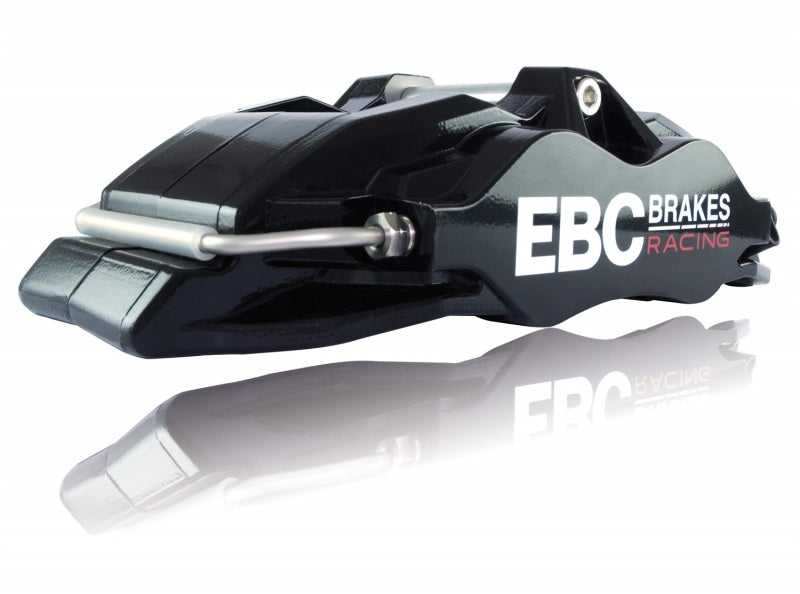 EBC Racing 05-11 Ford Focus ST (Mk2) أمامي أيمن Apollo-4 أسود