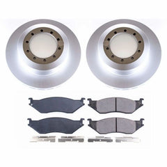 Power Stop 99-01 Ford F53 Rear Z17 Coated Brake Kit