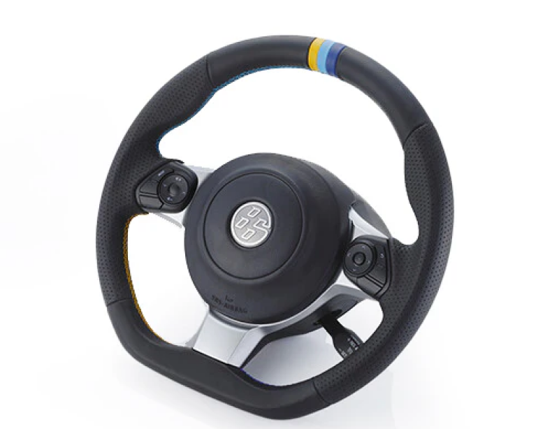 GReddy All-Leather Steering Wheel w/ TRUST 3 Colored Stitching for ZN6 / ZC6
