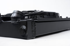 مشعاع نصفي عالمي CSF مع 16AN وتركيبات سهلة الارتداء/مروحة وغطاء SPAL مقاس 12 بوصة - لمسة نهائية باللون الأسود