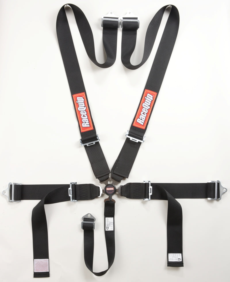 حزام الأمان RaceQuip Black SFI CAMLOCK 5pt PD Lap