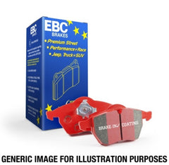 EBC 2020+ Chevrolet Corvette (C8) Z51 Performance Package 6.2L Redstuff Rear Brake Pads