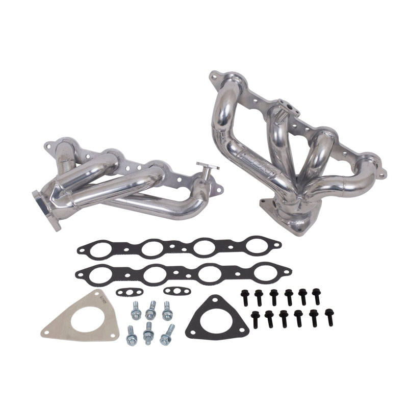 أنابيب عادم قصيرة الطول من BBK Camaro Firebird LS1 موديل 01-02 - سيراميك فضي مقاس 1-3/4