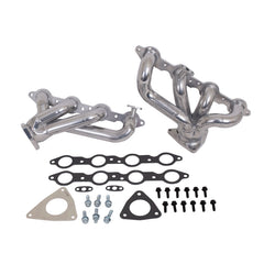 أنابيب عادم قصيرة الطول من BBK Camaro Firebird LS1 موديل 01-02 - سيراميك فضي مقاس 1-3/4