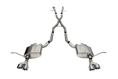 كورسا 11-21 جيب جراند شيروكي إكستريم مخرج خلفي مزدوج مقاس 2.5 بوصة مع أطراف مصقولة مزدوجة مقاس 4 بوصات