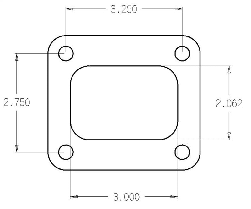 حشية عادم Cometic Turbo FLG T4 Garrett Exh Inlet مقاس 0.010 بوصة