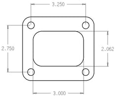 حشية عادم Cometic Turbo FLG T4 Garrett Exh Inlet مقاس 0.010 بوصة