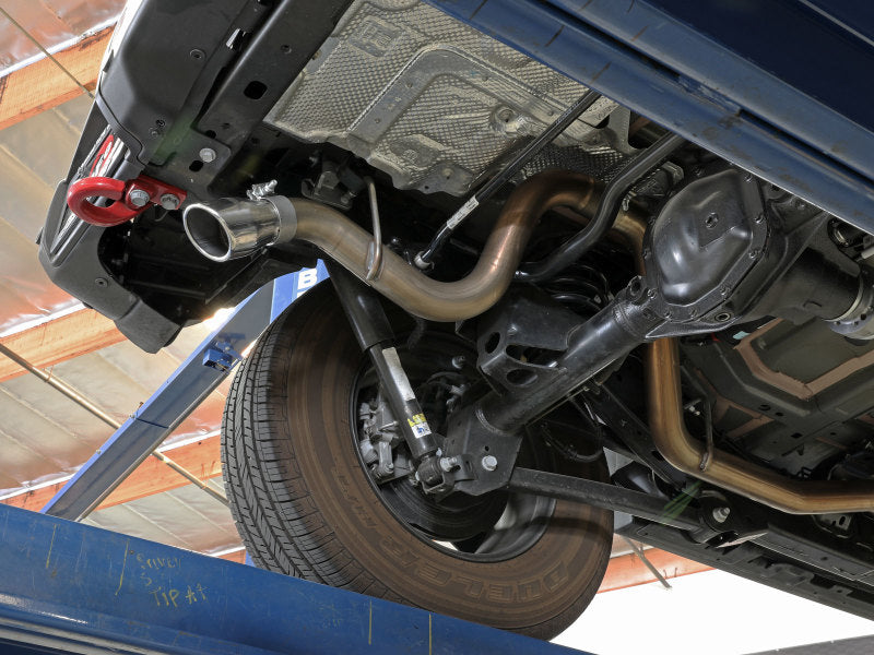 نظام عادم aFe MACH Force-Xp Axle-Back مع طرف مصقول لسيارة Jeep Wrangler L4-2.0T / V6-3.6L موديلات 18-20