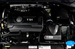 AWE Tuning VW GTI/Golf R MK7 1.8T/2.0T 8V (MQB) مدخل هواء من ألياف الكربون بدون غطاء