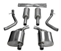 كورسا 15-20 دودج تشالنجر 3.6 لتر 2.5 بوصة مخرج خلفي مزدوج (يعيد استخدام إطار العادم الأصلي)