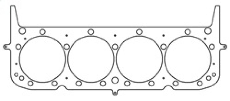 حشية رأس الأسطوانة Cometic Gasket لمحرك Chevy Gen1 Small Block V8 مقاس 0.030 بوصة من MLS - قطر 4.125 بوصة مع Brodix