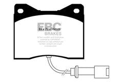 وسادات الفرامل الأمامية من Redstuff لسيارة BMW M1 3.5 EBC 78-82