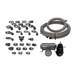 وحدة مضخة سلسلة Subaru WRX/STI X2 من DeatschWerks 08+ - تغذية 8AN مع مجموعة سباكة CPE ذات إرجاع 6AN