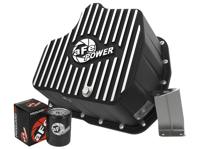 وعاء زيت المحرك العميق من سلسلة AFE Pro Series 01-10 GM Duramax V8-6.6L (td)