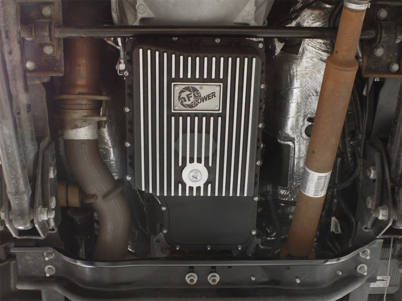 وعاء ناقل الحركة aFe Power باللون الأسود الميكانيكي 11-14 Ford 6R140 Trucks V8 6.7L (td)