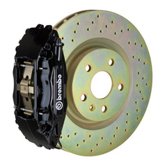 بريمبو 02-07 Impreza/WRX/08-14 WRX GT أمامي BBK 4 مكابس مصبوبة 326 × 30 1 قطعة دوار مثقوب - أسود