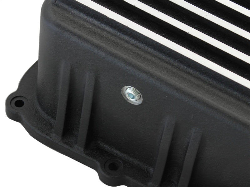 وعاء ناقل الحركة aFe Power باللون الأسود الميكانيكي 11-14 Ford 6R140 Trucks V8 6.7L (td)
