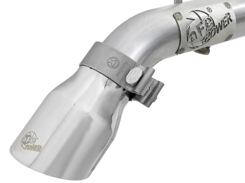 نظام عادم aFe MACH Force-Xp Axle-Back مع طرف مصقول لسيارة Jeep Wrangler L4-2.0T / V6-3.6L موديلات 18-20
