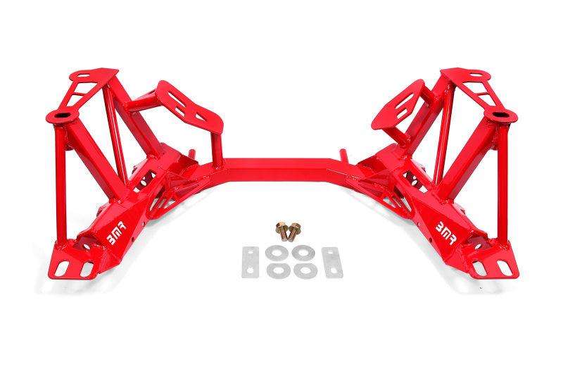 BMR 96-04 Ford Mustang K-Member بدون مجثمات زنبركية - أحمر