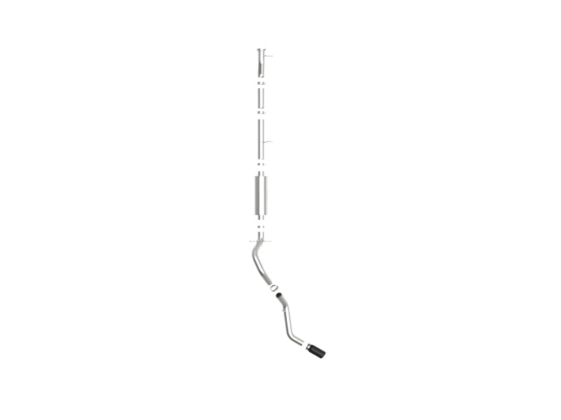 aFe Apollo GT Series 4in 409SS Cat-Back 20-21 GM 2500/3500HD V8-6.6L L8T - طرف أسود