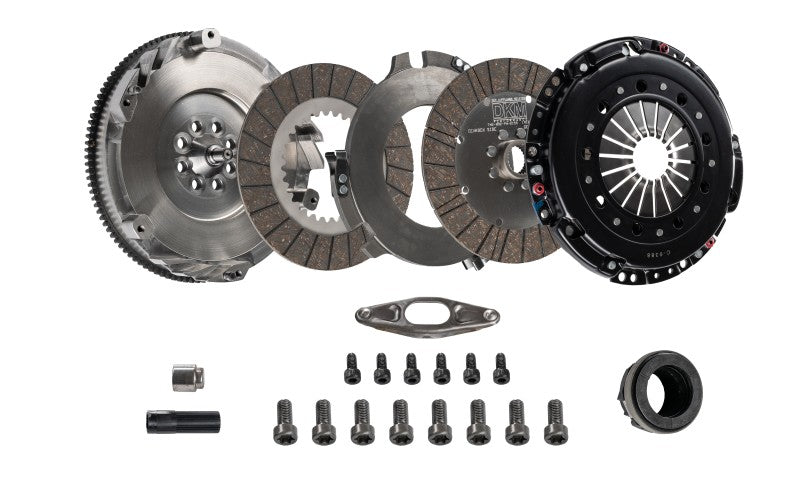 مجموعة قابض DKM ثنائي القرص العضوي لسيارة BMW F22/F23 M 235i MS مع دولاب الموازنة (عزم دوران 660 قدمًا/رطلًا)