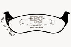 وسادات الفرامل الخلفية من Redstuff لسيارة Ford Crown Victoria 4.6 EBC 03+